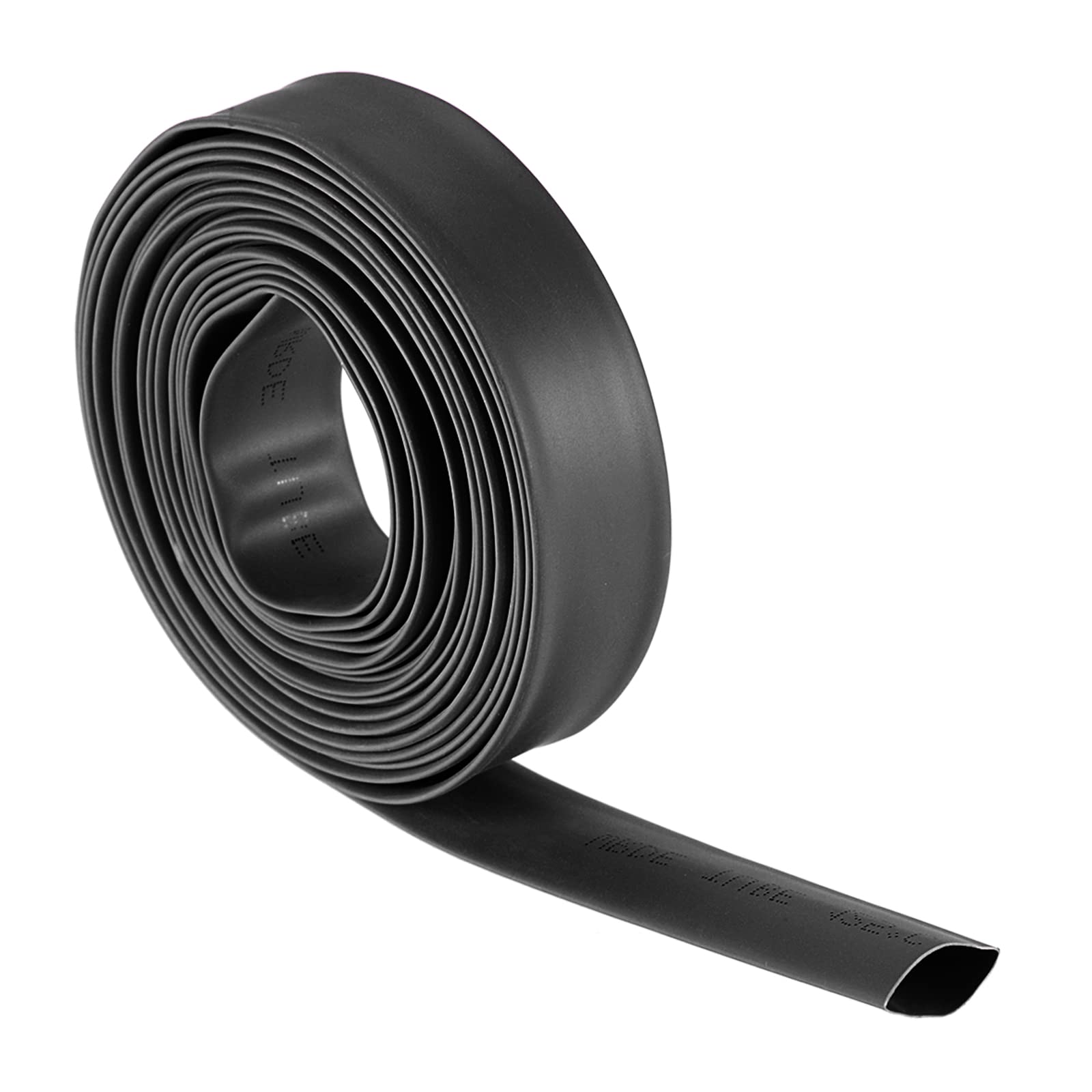Rebower Heat Shrink Tubing 2:1 Cable Sleeving Tube Wrap, [for Electric Insulation Protection] - 10mm Dia/10ft/Black
