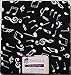 Creative Cuts Music Notes Fat Quarters Bundle - Black and White Pattern Theme