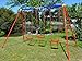 Kettler Home Playground Equipment: Swing Set with 3 Weather-Resistant Board Swings, Youth Ages 3 to 8
