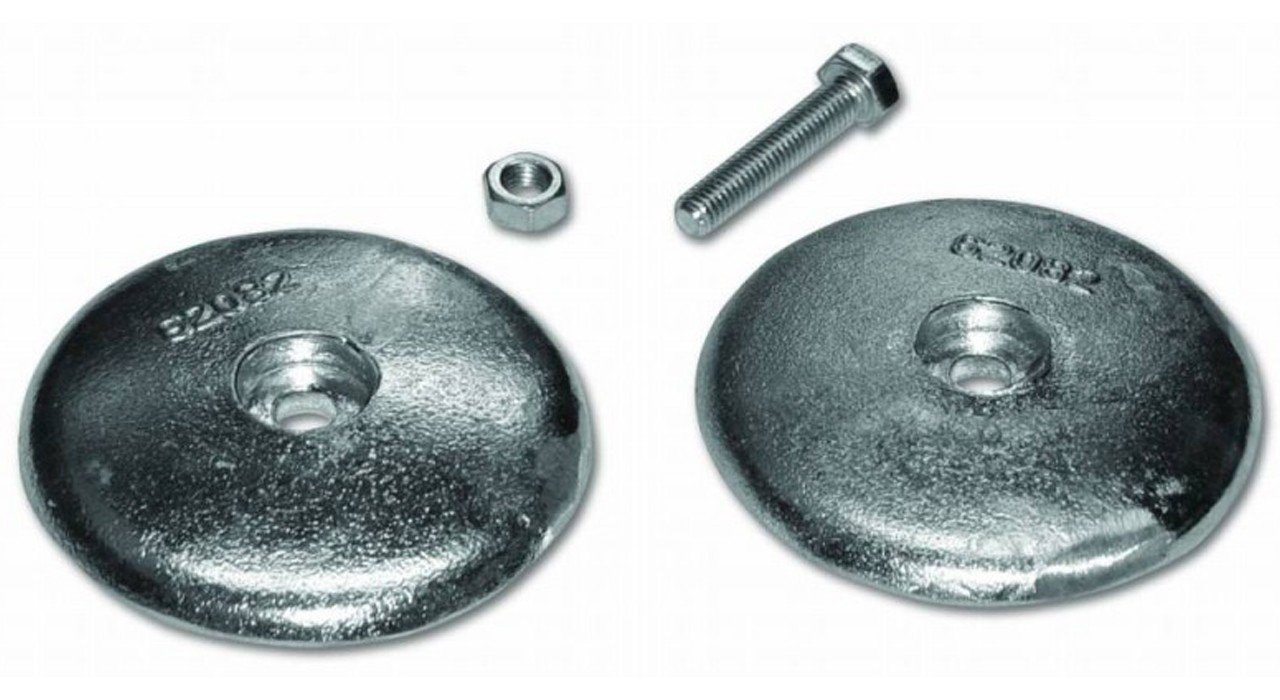 Osculati S.p.A. Zinc Anode Plate, Diameter 50mm, 200g