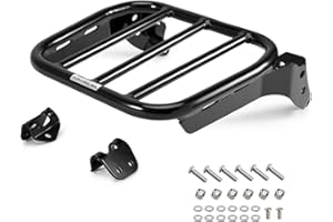 Eumti Luggage Rack for Softail, Holdfast Sissy Bar Backrest Rear Sport Solo Detachable Rear Luggage Rack 2018-2024