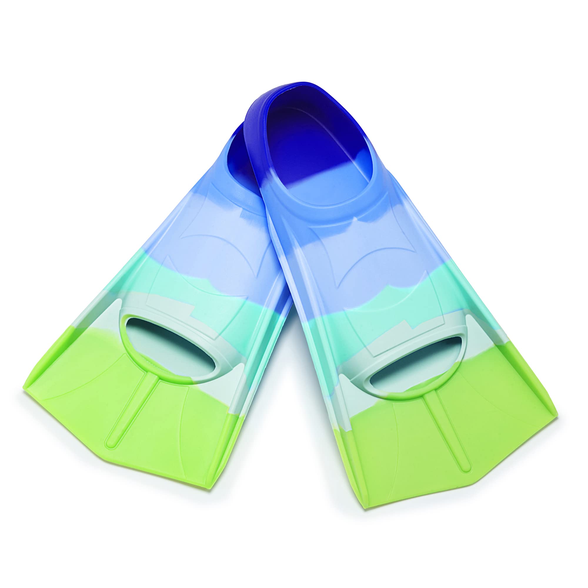 Photo 1 of Prsca Kids Swim Fins,Short Youth Fins Swimming Flippers,Swim Training Fins for Lap Swimming,for Children Girls Boys Beginners