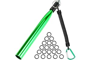 PIYIENR Wacky Rig Tool Wacky O-Rings for Wacky Rigging Soft Plastic Worms, Wacky Rigging Tool Fishing Bait Rigs, Wacky Worm Tool Silicone O Rings for Rubber Fishing Worms for Bass Fishing Wacky or Neko Rig