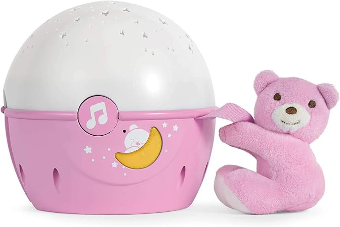 Chicco Next2stars Veilleuse Bebe Avec Peluche Projecteur De Ciel Etoile Pour Lits Bebe Et Berceaux Avec Capteur Sonore 3 Effets Lumineux Et Musique 0 Mois Et Rose Chicco Amazon Fr Jeux Et Jouets