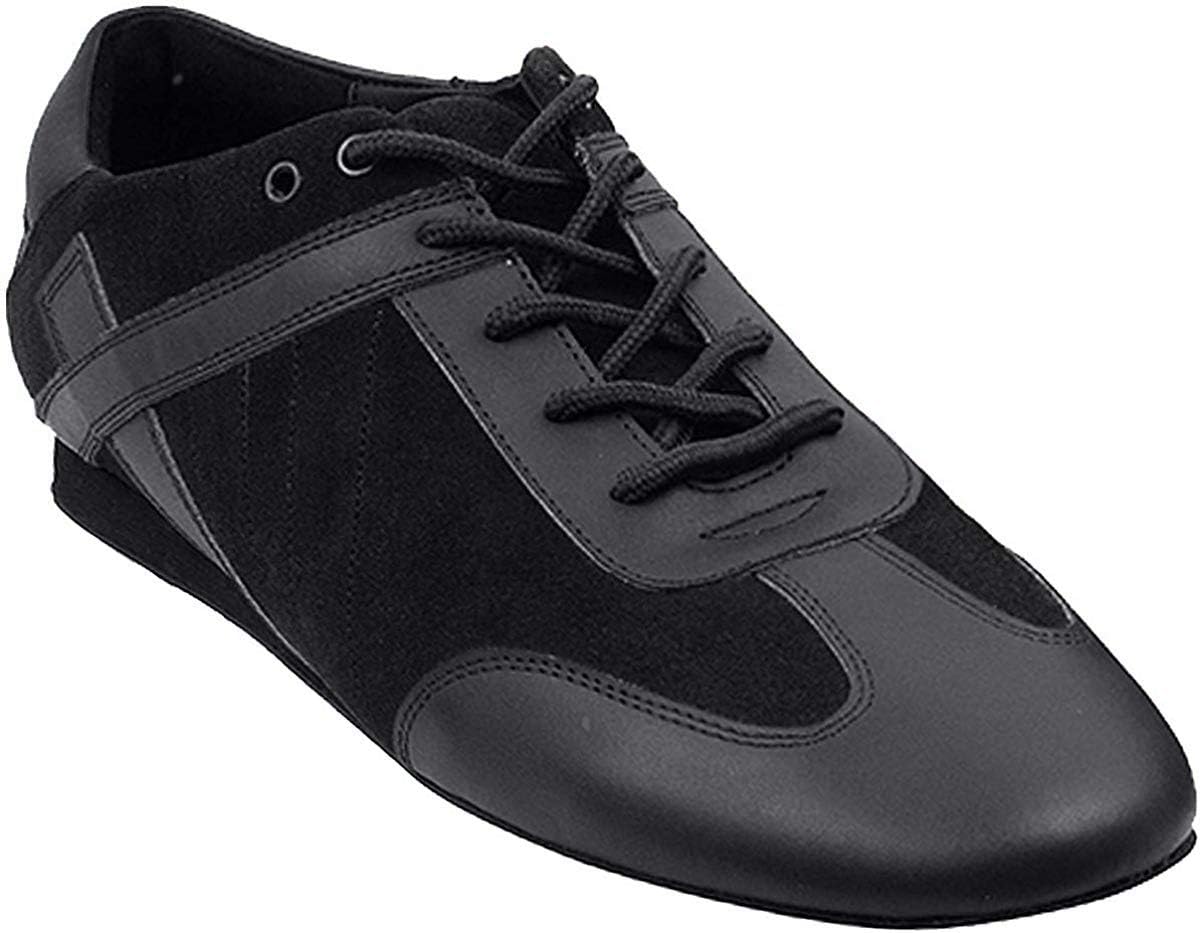 Dance Shoes Men's Ballroom Latin Salsa Sneaker Dance Shoes Leather SERO106BBXEB Comfortable (Bundle of 5)