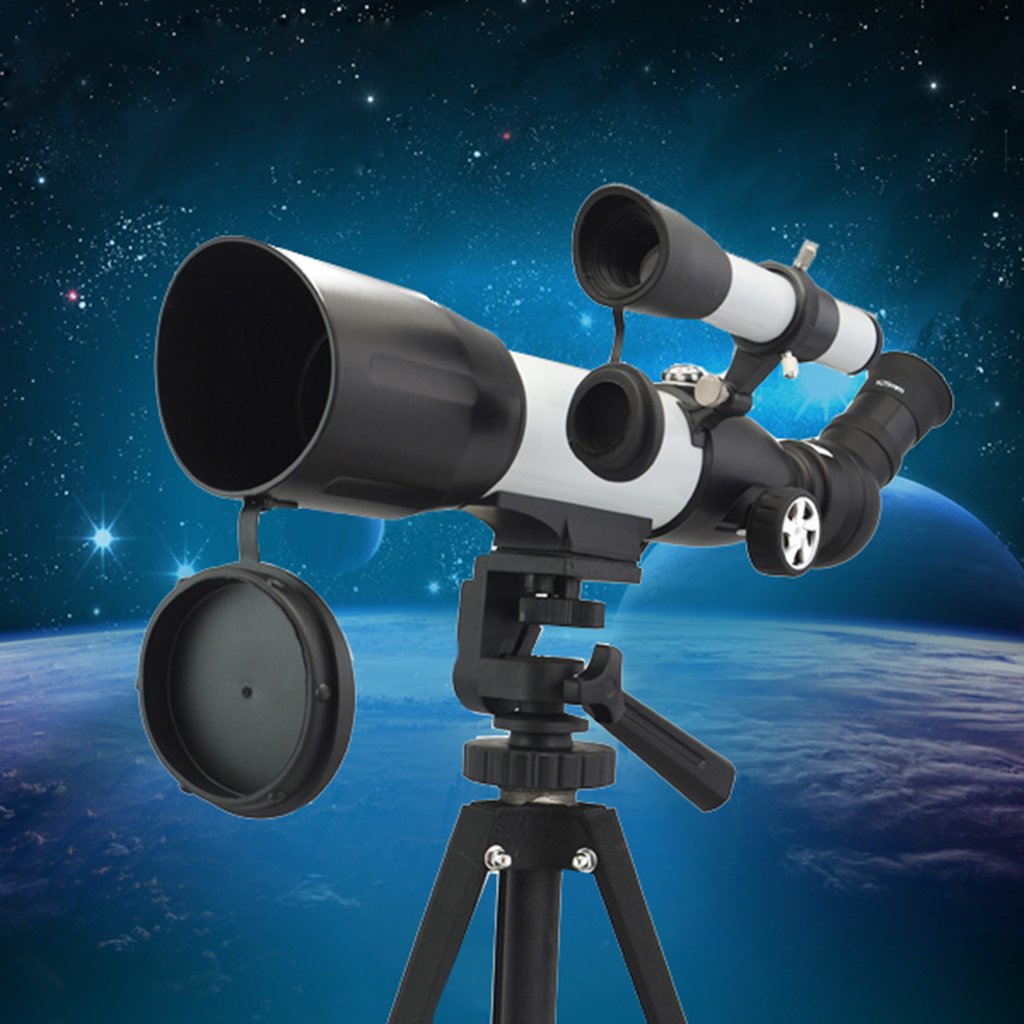 Bial 350X60mm Binoculars Monocular Astronomical Telescope w/Tabletop Tripod & Compass & Carry Case