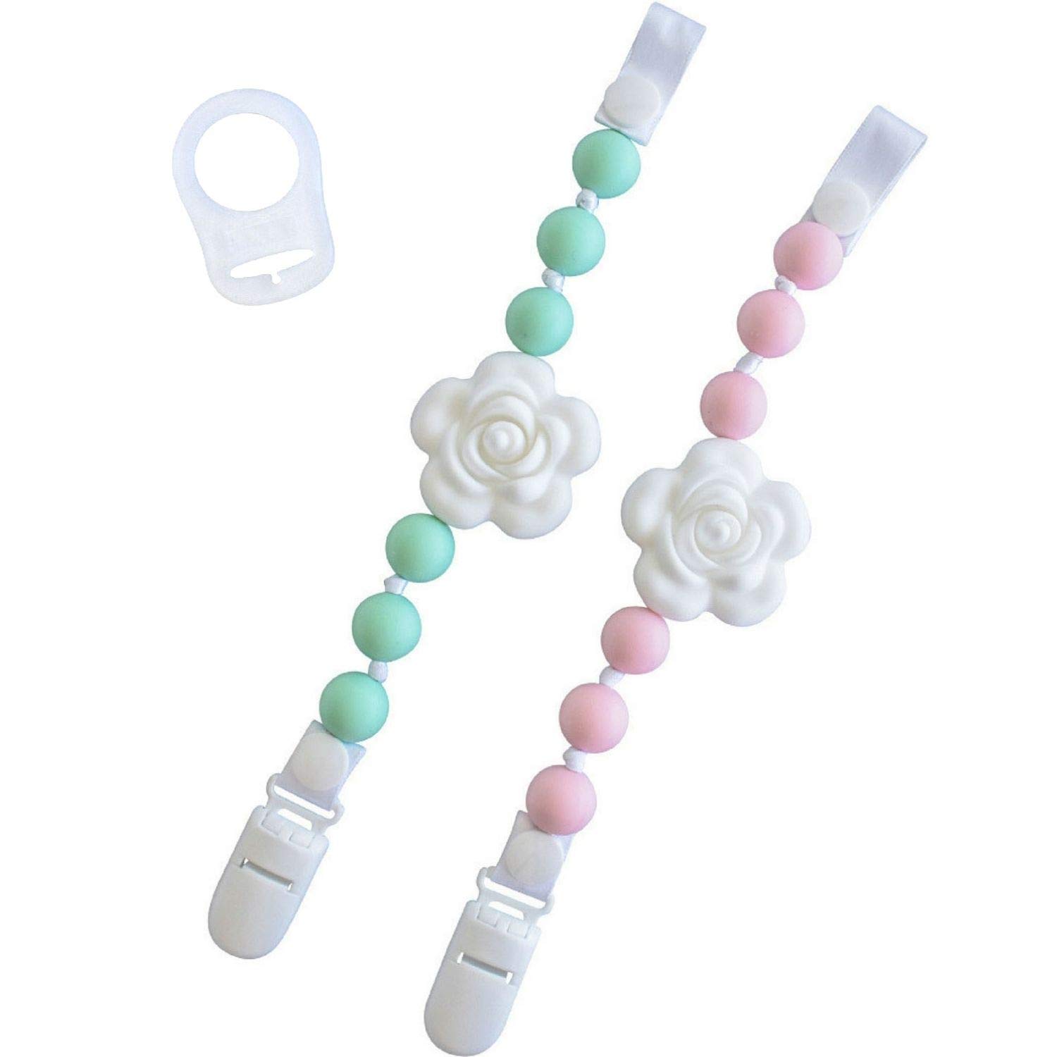 beaded pacifier holder