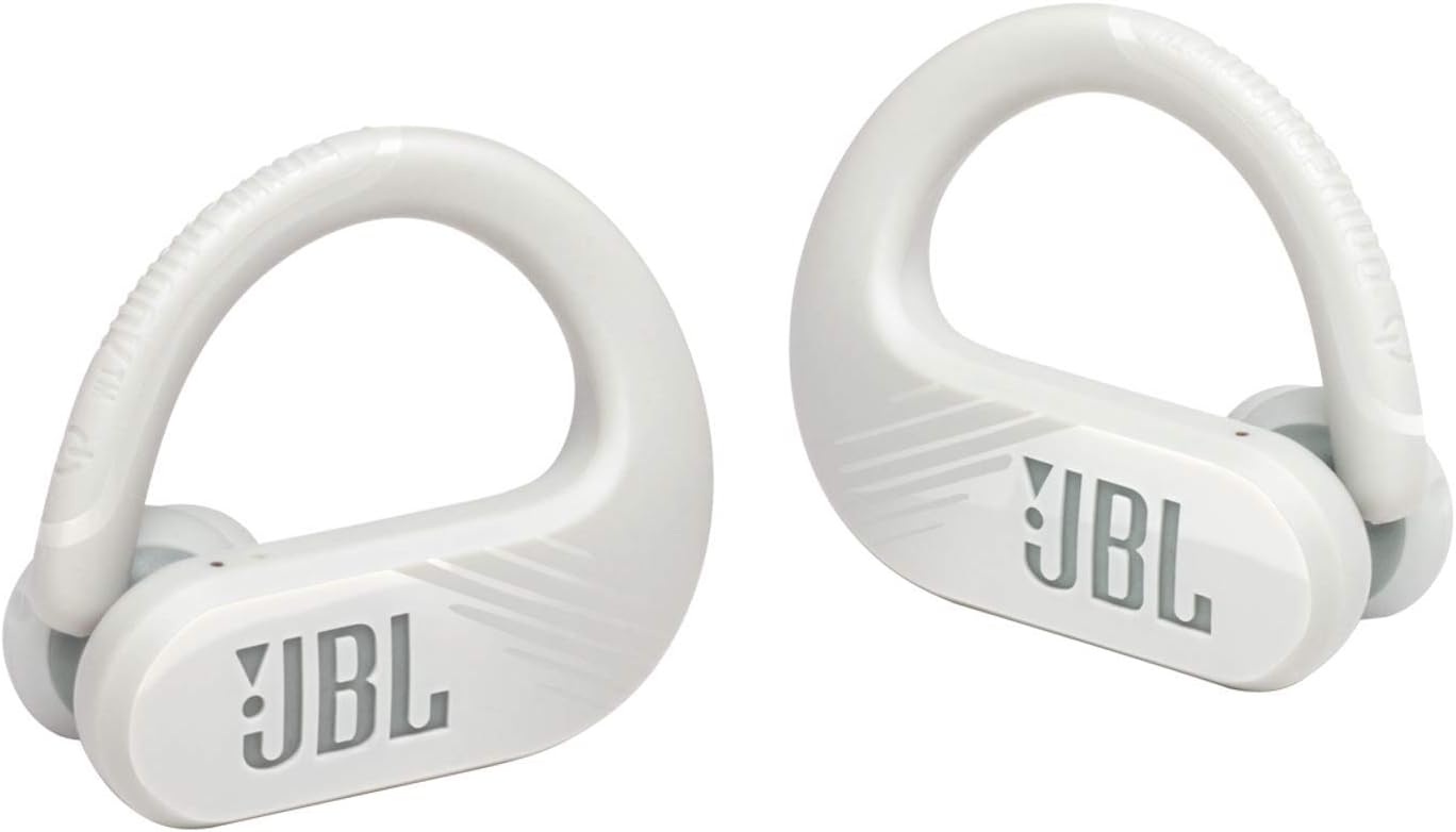 JBL Endurance Peak II TWS - Small Waterproof Sports Earbuds with Bluetooth, with Charging Case, in White - Image 3