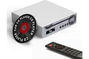 SMSL VMV PL100 PRO HiFi CD Player for Home, 2X CS43131 Chip MQA Decoding CD Transport for Car, Preamplifier with RCA/XLR/3.5 