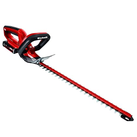 Einhell Akku Heckenschere GE-CH 1846 Li Set Power X-Change (Lithium Ionen, 18 V, 460 mm Schnittlänge, 15 mm Zahnabstand, inkl