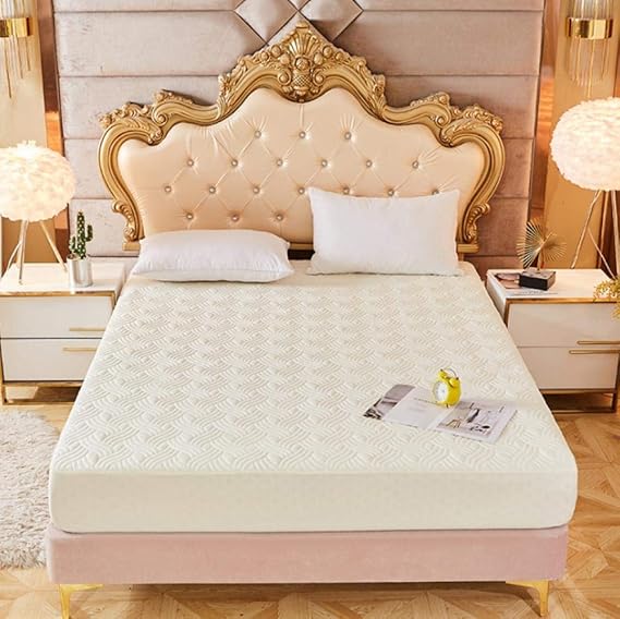 Amazon.de: Vier Ecken Spannbetttuch ,Bettwäsche Gesteppte