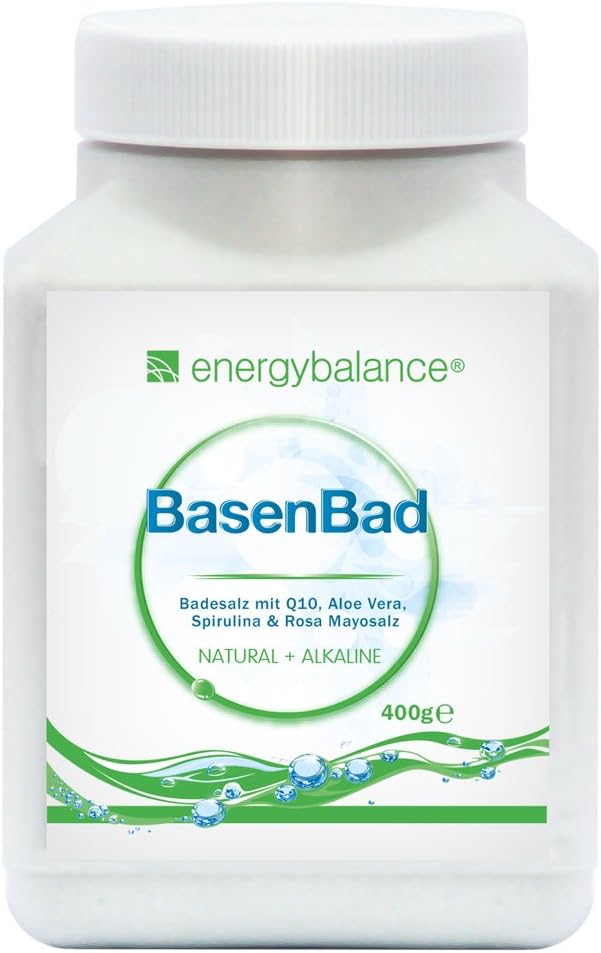 400g Alkaline Bath Salts with Q10 and Aloe Vera