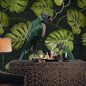 Wall Mural Tropical Rainforest Removable Self-Adhesive Large Wallpaper - 66x96 inches