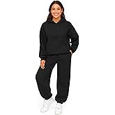 SPXTREME Women 2 Piece Oversized Tracksuit Set Fall Fashion Clothes Lounge Outfits Hoodie Airport Travel Pants Sweatsuit