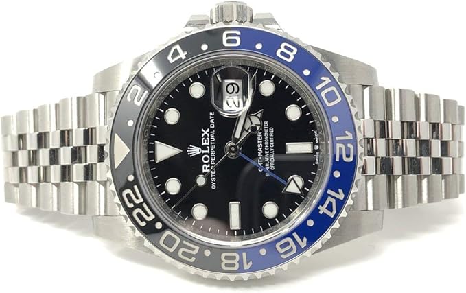 Amazon Com Rolex Oyster Perpetual Gmt Master Ii Batman 40mm 126710blnr Pre Owned Watches