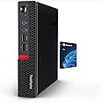 Lenovo ThinkCentre Tiny Business Desktop Mini PC, AMD Processor, 16GB RAM, 256GB PCIe SSD, 2X Display Port, USB 3.1 Gen 1, RJ-45, Wi-Fi, Windows 11 Pro, Black