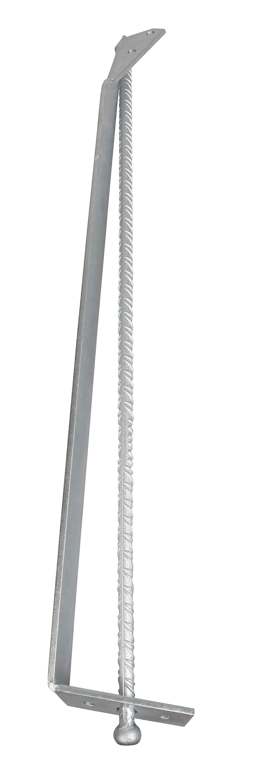 Gah-Alberts 219338 Wind Anchor with Ground Spike Hot-Dip Galvanised Material 40 x 5 mm Total Height 637 mm