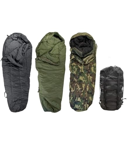 ［TK］MODULAR SLEEPING BAG SYSTEM ミリタリー Military Modular Sleep System 4 Piece with Goretex Bivy