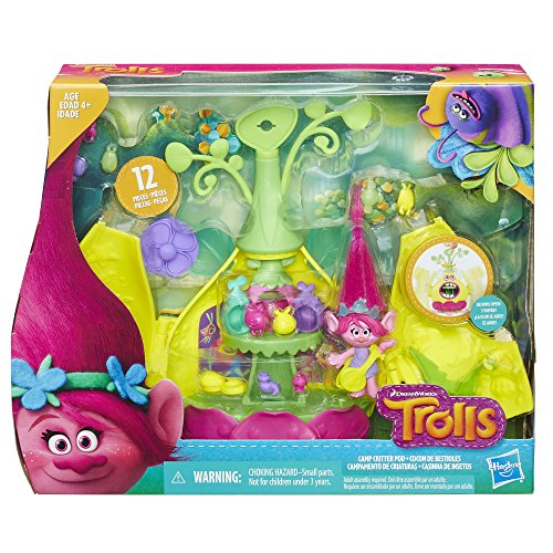 dreamworks trolls camp critter pod playset