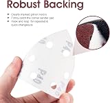 SATC Triangle Sanding Pads 93mm 120 Pcs 6 Holes 40/60/80/120/180/240 Grits view 5