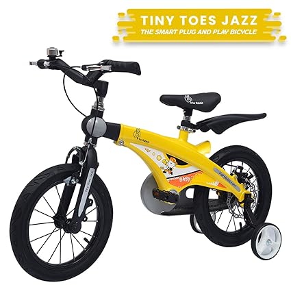 R for Rabbit Tiny Toes Jazz Bicycle for Kids - The Smart Plug and Play Kids Cycle (16 inch/T - for Kids 4 Years to 7 Years)