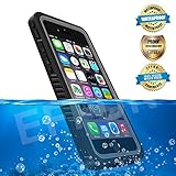 iPhone 6 and iPhone 7 Waterproof Case, EFFUN BOLDIE Style Super Shock Drop Proof Full Sealed IP68 Certified Waterproof Shockproof Dust/Snow Proof Case (4.7 inch) Black--BUY FROM FACTORY STORE: EFFUN