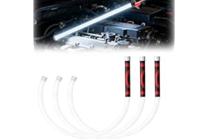 Flexible LED Flashlight Stick 30", Rechargeable Bendable Work Light with High-Lumen Output, 3 Brightness Modes, Long-Reach In