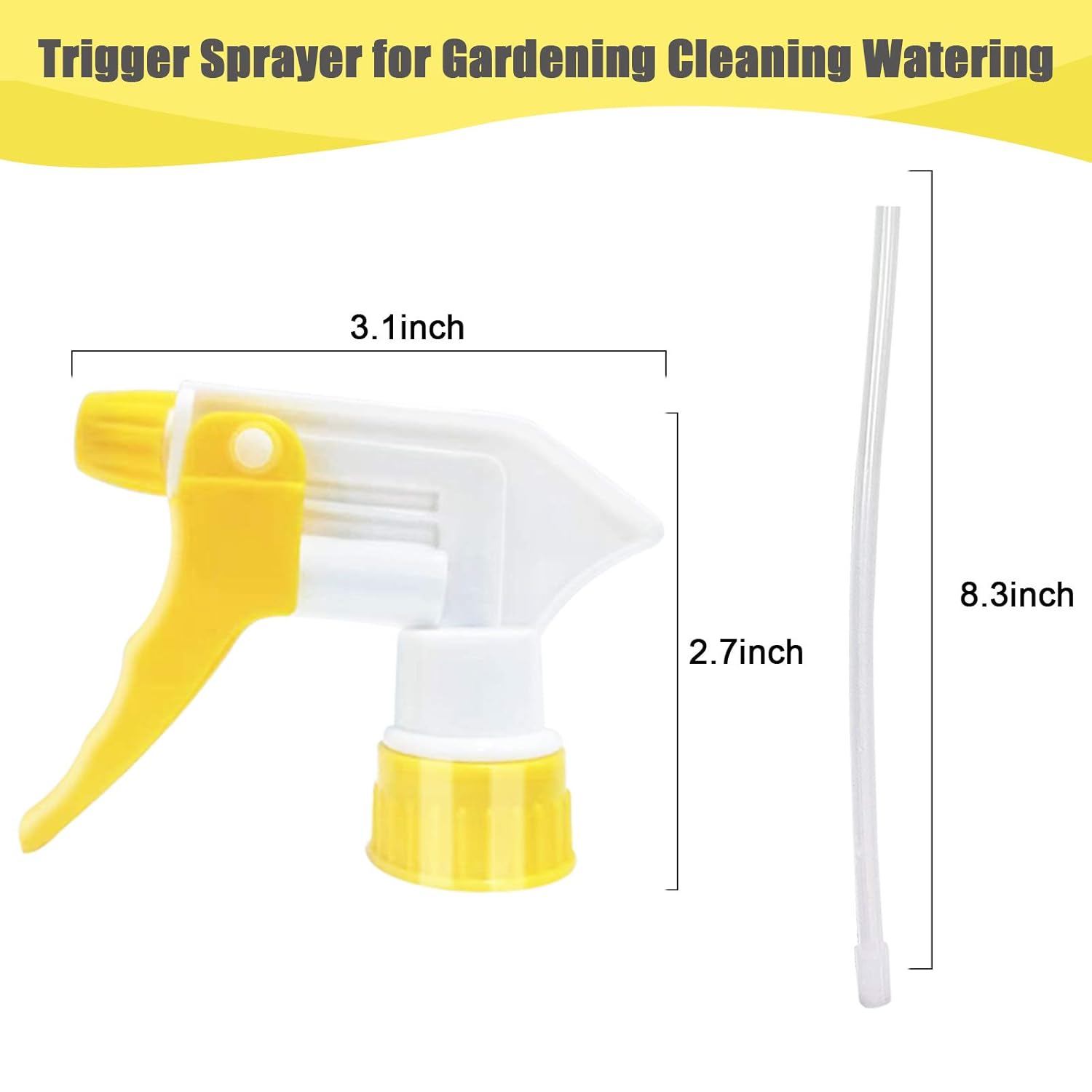 Plastic Spray Bottle Nozzle Heavy Duty Spraying Bottle Replacement Part Leak Proof Mist Water Bottle Spray Nozzle for Chemical Cleaning Solutions All-Purpose Adjustable Head Sprayer 4PCS: Industrial & Scientific