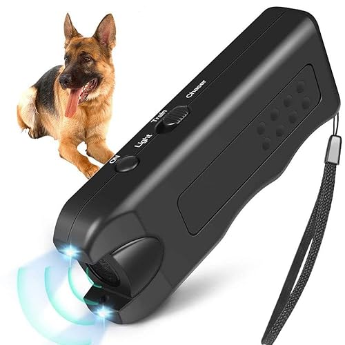 Ultrasonic Dog Repeller,2024 New Dog Bark Deterrent Devices,Black