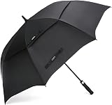 G4Free Golf Umbrella 140-183 cm Windproof Double Canopy Auto Open