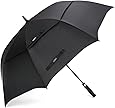 G4Free 62/68 Inch Automatic Open Golf Umbrella Extra Large Oversize Double Canopy Vented Windproof Waterproof Stick Umbrellas