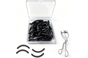 IDYUUEL 30Pack Replacement Silicone Pads Compatible with All Tweezerman Eyelash Curler,High Elasticity Fit for Tweezerman Eyelash Curler Refills.