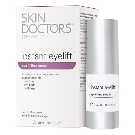 Skin Doctors Instant Eyelift, mit Hyaluronsäure, mildert das Erscheinungsbild von Falten, Tränensäcken, Schwellungen und stra