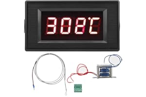 K Type Thermocouple Temperature Tester Digital Display LED Screen for Industrial Equipment