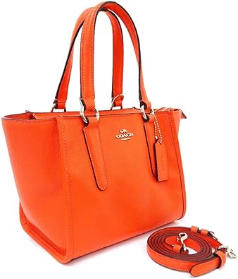 Amazon コーチ Coach クロスビー キャリオール 2wayショルダーバッグ ハンドバッグ オレンジ レディース レザー 中古 ハンドバッグ Amazon コーチ Coach クロスビー キャリオール 2wayショルダーバッグ ハンドバッグ オレンジ レディース レザー 中古 ハンドバッグ
