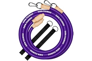 Inertia Wave Dynamic Rubber Battle Ropes Alternative for Home and Gym | Maximize Calorie Burn | Revolutionary Fitness Equipment for Abs and Full Body Workout