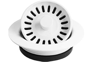 Karran Quartz QDFWH 3-1/2 in. Kitchen Sink Decorative Disposal Flange in White