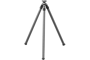 Leofoto STO-362CX Inverted Carbon Fiber Tripod for Hunting/Shooting, Durable Sand-Proof Leg, Integrated Lever-Release Ball He