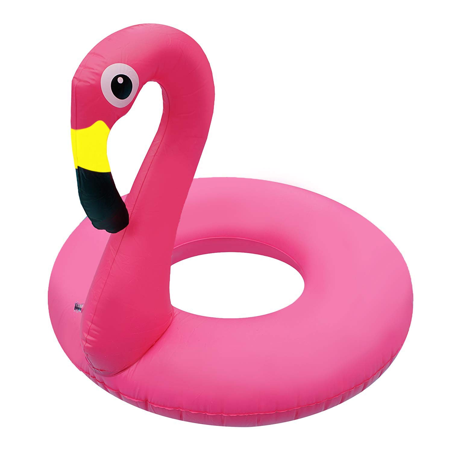 small inflatable flamingo