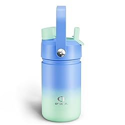 Kids Insualated Water Bottle with Straw - 12oz
