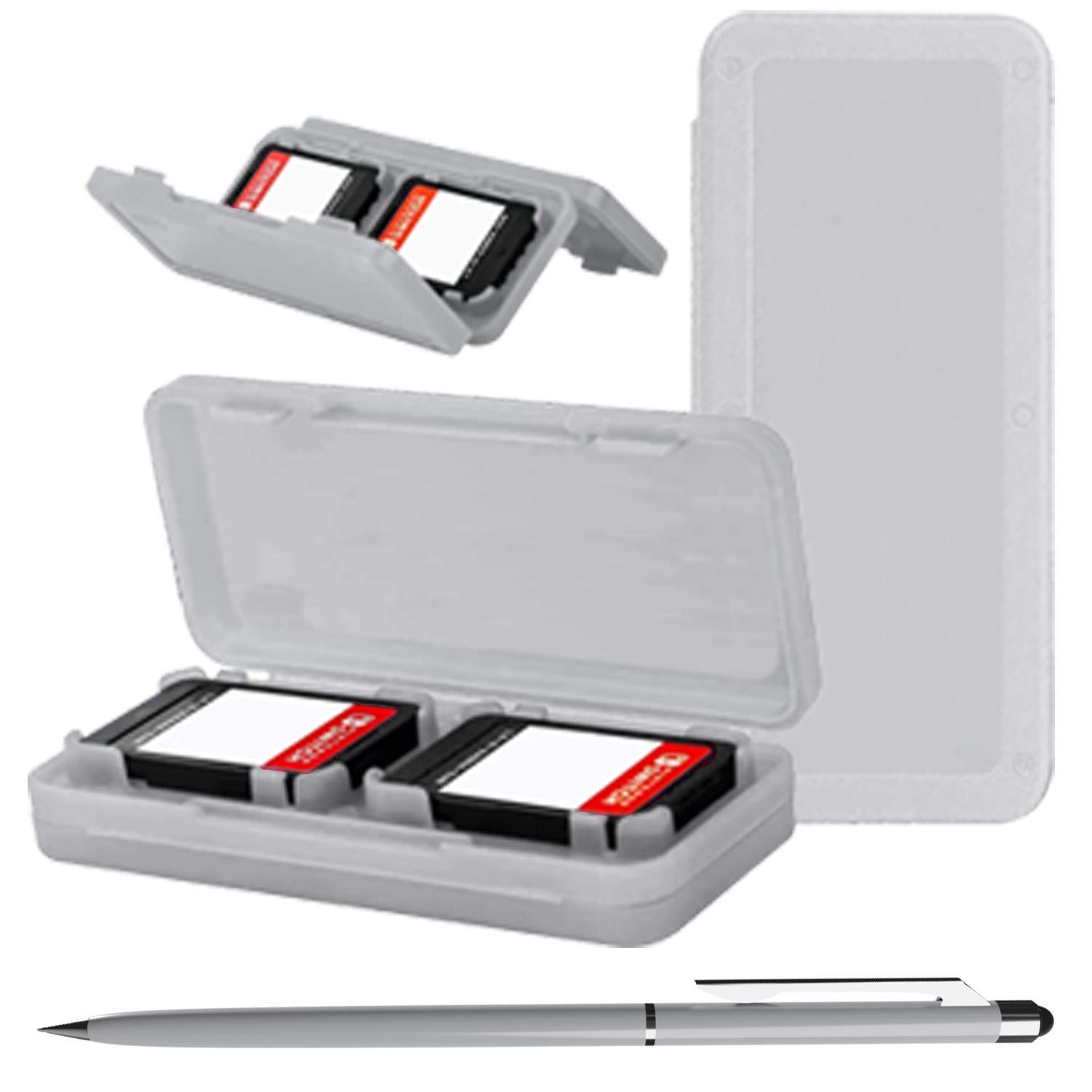 Orzly Switch Lite Accessories Bundle - Case & Screen Protector for Nintendo Switch Lite Console, USB Cable, Games Holder, Grip Case, Headphones, Thumb-Grip Pack & More (Gift Pack - Z&Z Edition)