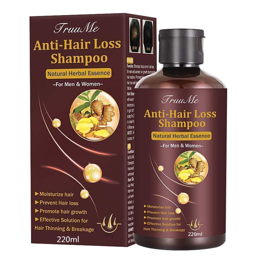 Hair Growth Shampoo, Hair Thickening Shampoo, Anti Hair Loss Shampoo, Helps Stop Hair Loss, Regrowth Hair Shampoo, Grow Hair Fast, Hair Loss Treatment for Men & Women(220mL): Beauty