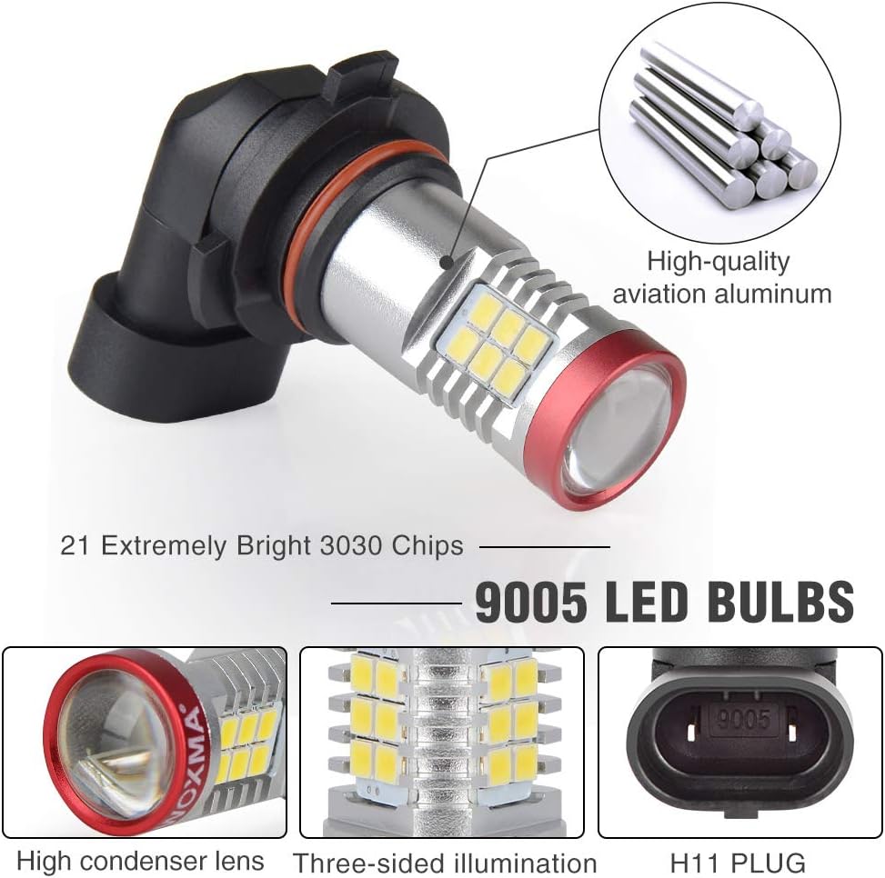 9006 (9006HB4) White Lights,Xenon Fog or DRL for Projector