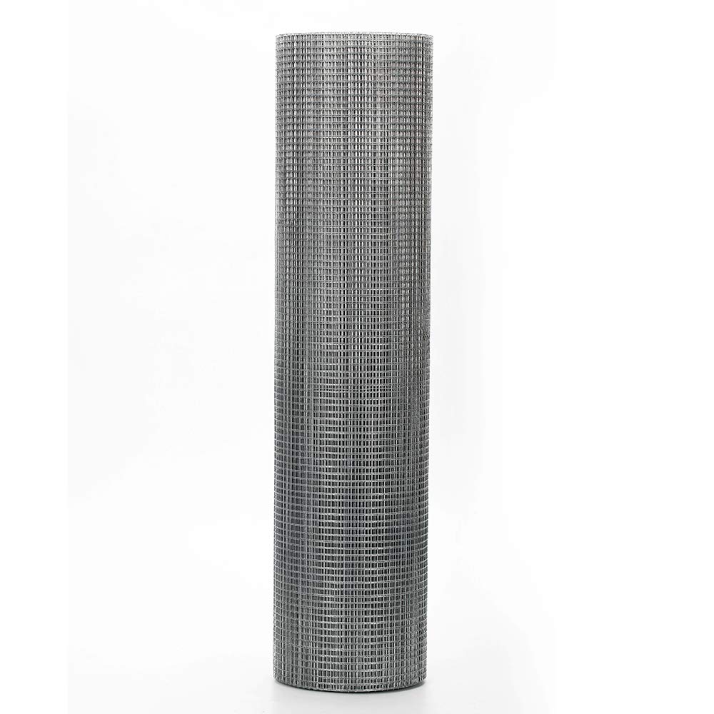 24in×50ft Hardware Cloth Galvanized - Hot Dip Galvanized Welded Wire Mesh - Equipped with Dipped Gloves - Suitable for Garden Fences, Poultry Breeding Nets, Protection Nets, Ventilation Nets, Etc.: Industrial & Scientific