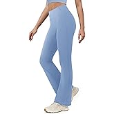 Yoga Pants for Women High Waisted Flare Leggings Bell Bottom Leggings Front Seamless Flared Workout Pants Tummy Control