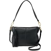 HOBO Women's Kori Crossbody Shoulder Bag | Leather, Two Removable Straps, Top Zip Closure, Signature Phone Pocket, Compact Fit