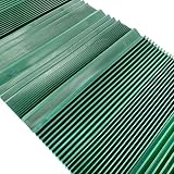 ASR Outdoor Rubber Mat Riffled Sluice Box Matting for Gold Recovery, 27x10 inch