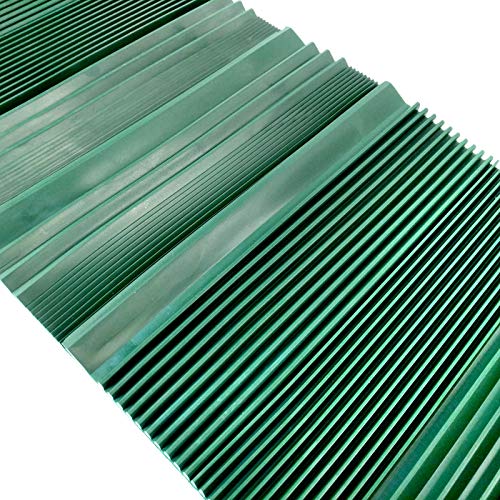 ASR Outdoor Rubber Mat Riffled Sluice Box Matting for Gold Recovery, 27x10 inch