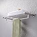KES 22-inch Towel Rack and Towel Bar Bathroom Kitchen Hotel Shelf Organizer SUS 304 Stainless Steel Wall Mount Brushed Finish, A21010-2