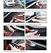 AUDEW Universal 98'' Car Front Bumper Rubber Skirt Protector Lip Splitter Body Spoiler